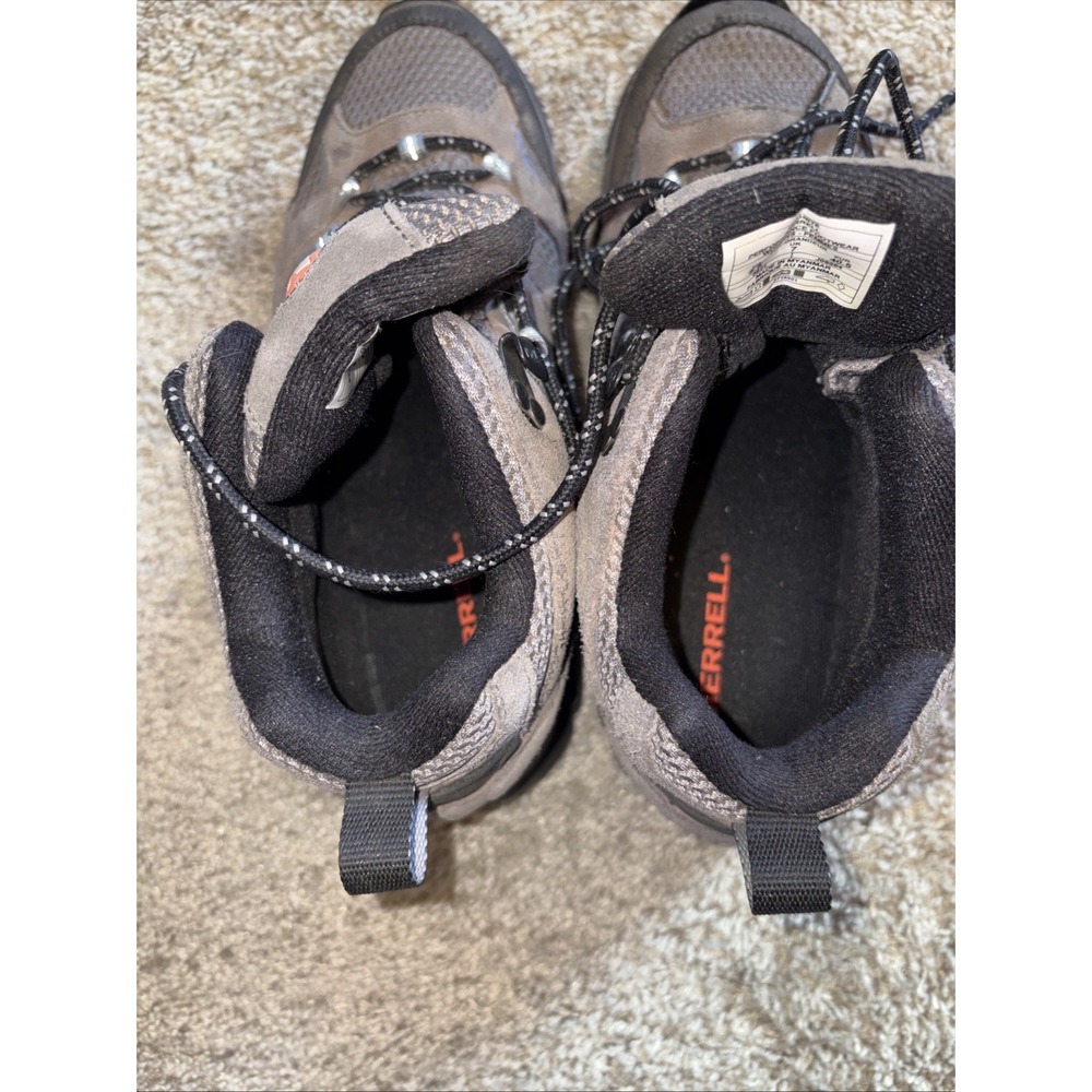 Merrell Women Moab 2 Mid Waterproof Hiking Trail Boots Granite Size 9.5 W J06054 - Picture 6 of 7